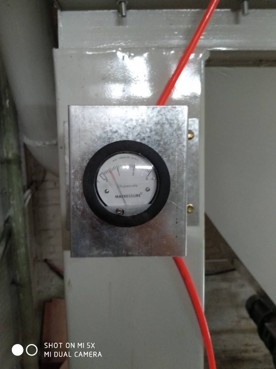 設備阻力顯示結果